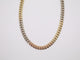 26" 8.53mm Tri-Color Cuban Necklace