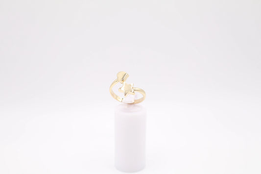 Size 8.5, 2.3mm Star-Heart Ring