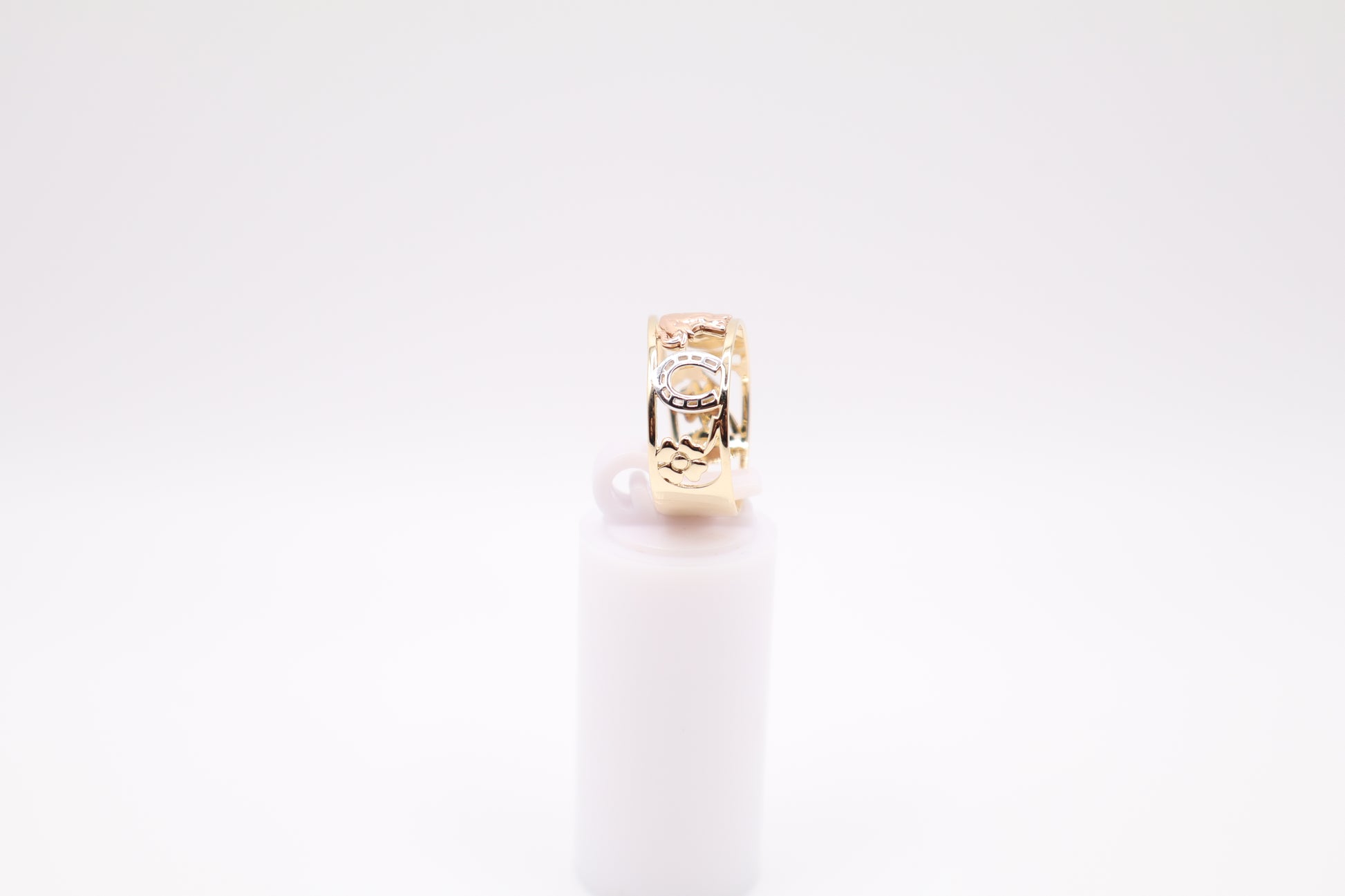 Size 8, 8mm Lucky Charm Ring