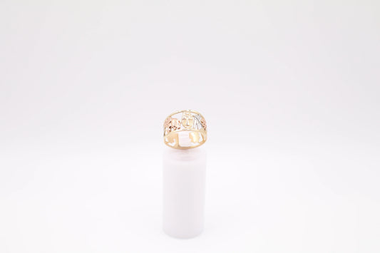 Size 8, 8mm Lucky Charm Ring