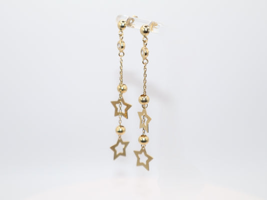 3.6g 2.5in, Star Earrings