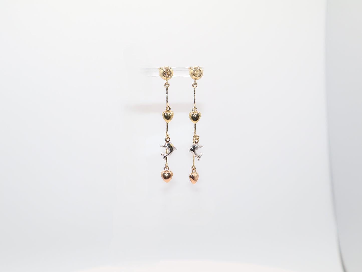 3.5g 2in, Dolphin Earrings