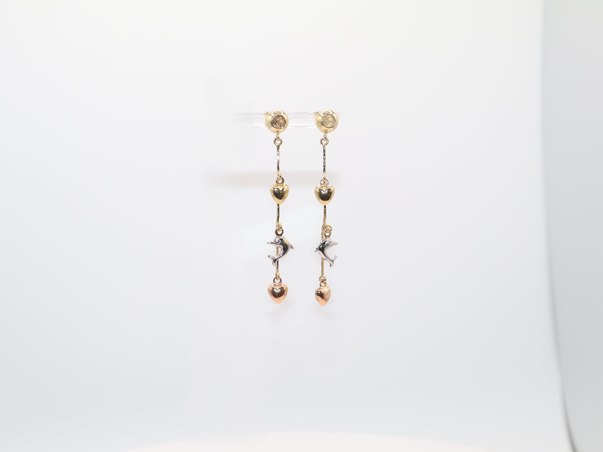 3.5g 2in, Dolphin Earrings