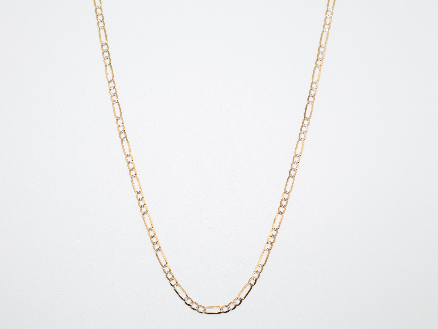 5.4g 18in, 3.3mm Figaro Necklace