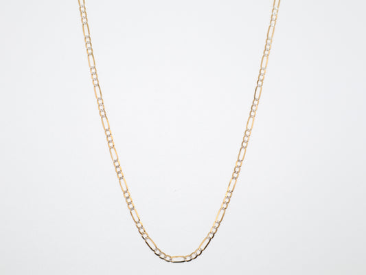 5.4g 18in, 3.3mm Figaro Necklace