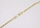 6" 3.33mm Engravable Plate Rope Bracelet
