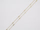 22in, 1.8mm Satellite Bar Cable Necklace