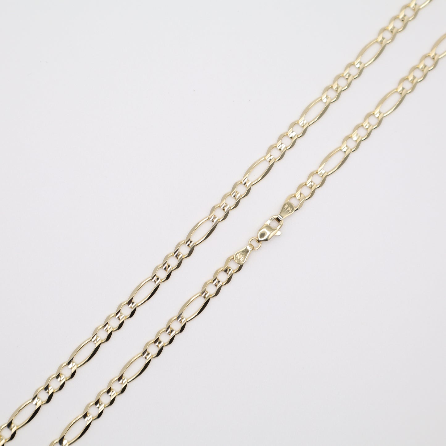 22" 4.8mm Figaro Necklace