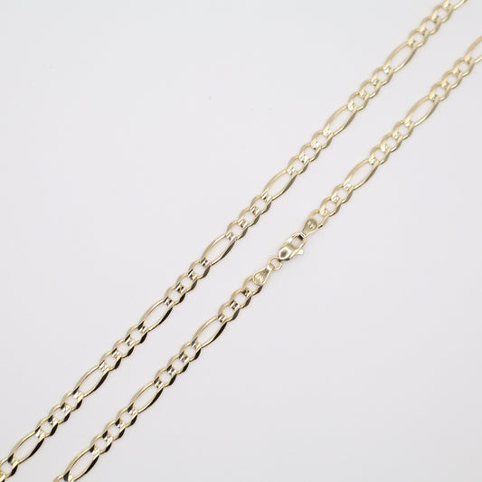 22" 4.8mm Figaro Necklace