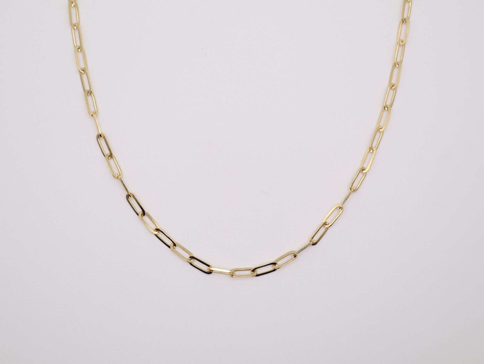 20in, 3.24mm Paperclip Necklace