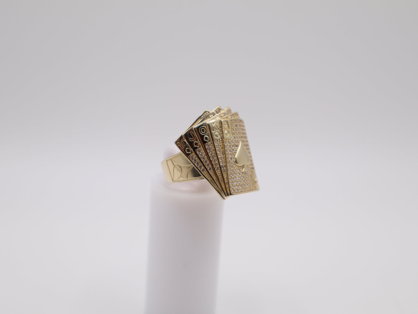 Size 10.5 4.7mm Deck of Cards Ring