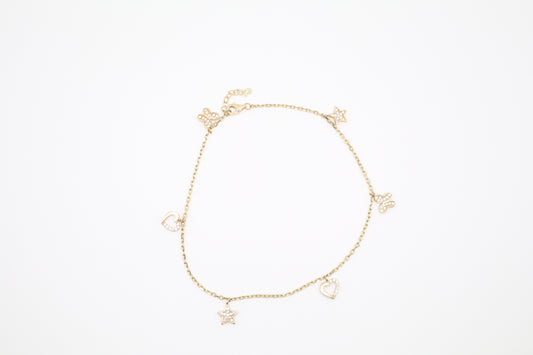 10" Charm Ankle Bracelet