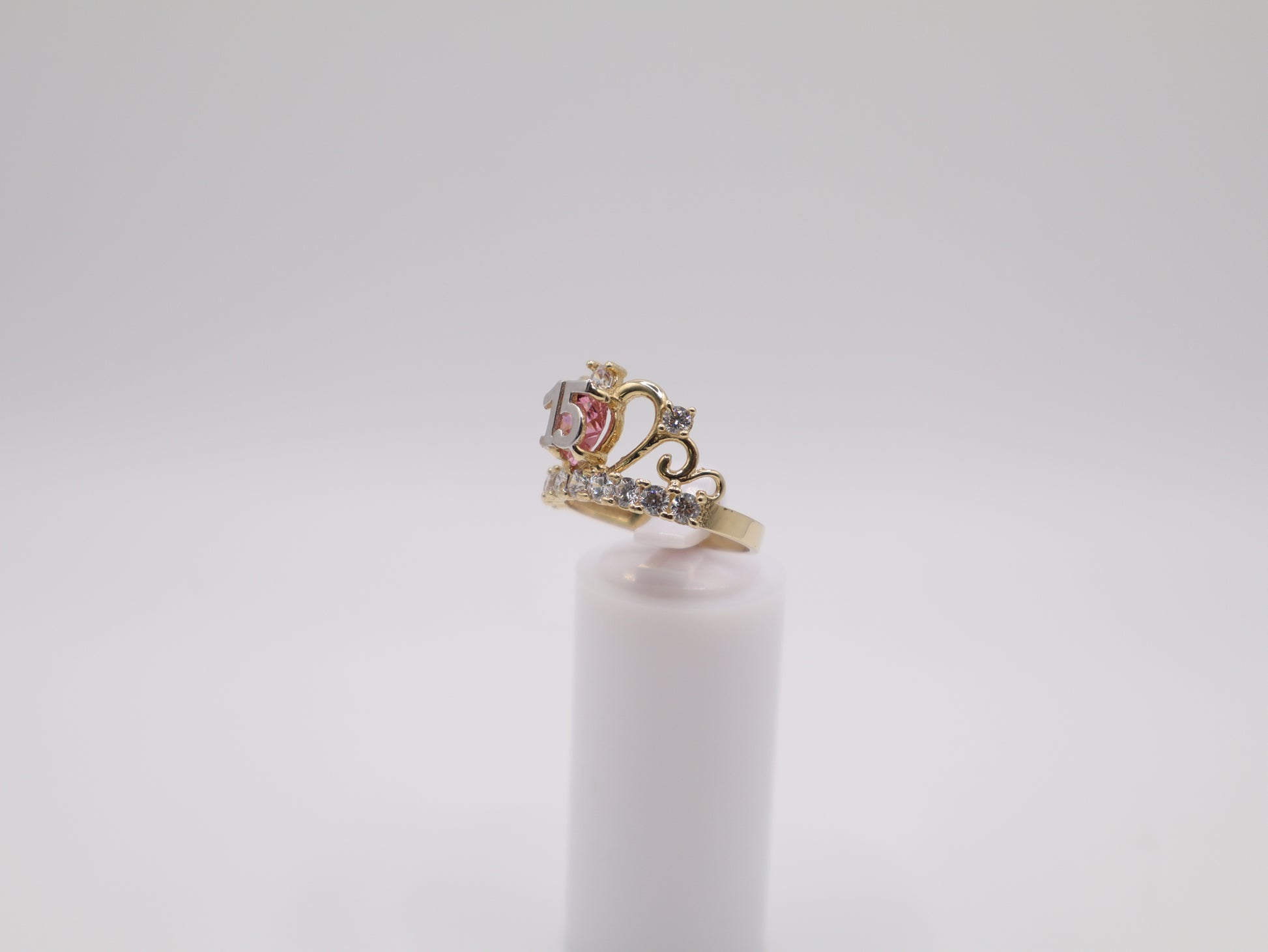 Size 7.25, 2.4mm, Quinceañera Ring