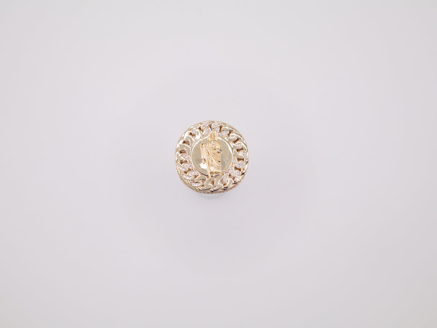13.4g Size 10, 4.87mm Saint Jude Ring