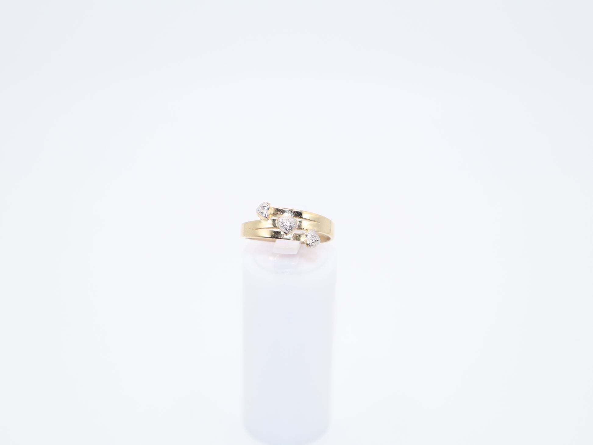 2.2g Size 6.75, 2.67mm Heart Ring