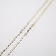 24" 4mm Valentino Tri-Color Necklace
