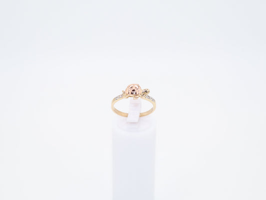 1.8g Size 7, 2mm Rose Gold Turtle Ring