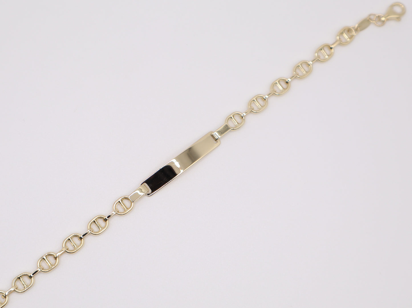 3.2g 6" 5mm Gucci Style Bracelet with Plaque
