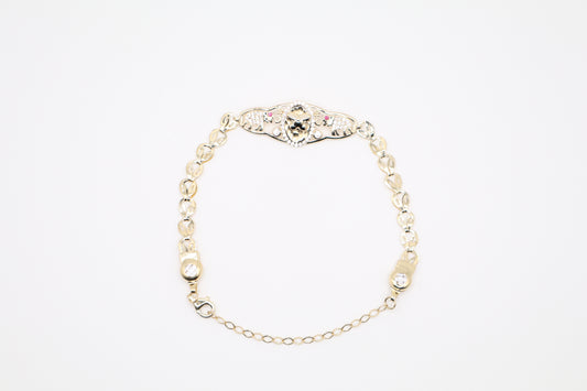 6.5" 13.75 mm Butterfly Barcelet