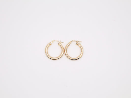 0.875" 3.03mm Hoop Earings