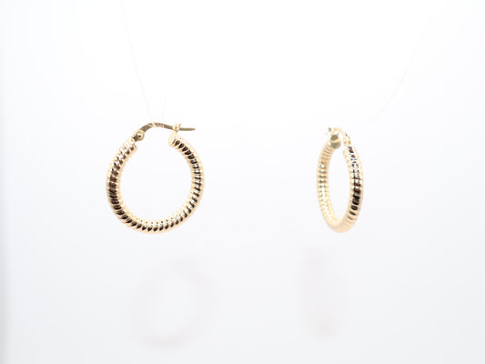 0.875" 3.03mm Hoop Earings