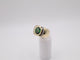 Size 9.5, 5.3mm Green Stone Ring