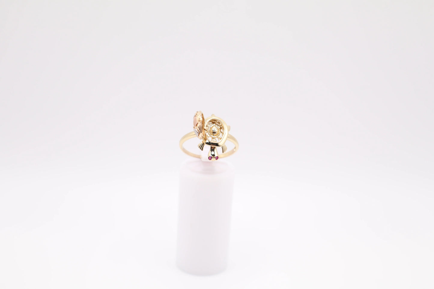 Size 8, 1.5mm Turtle shell Ring
