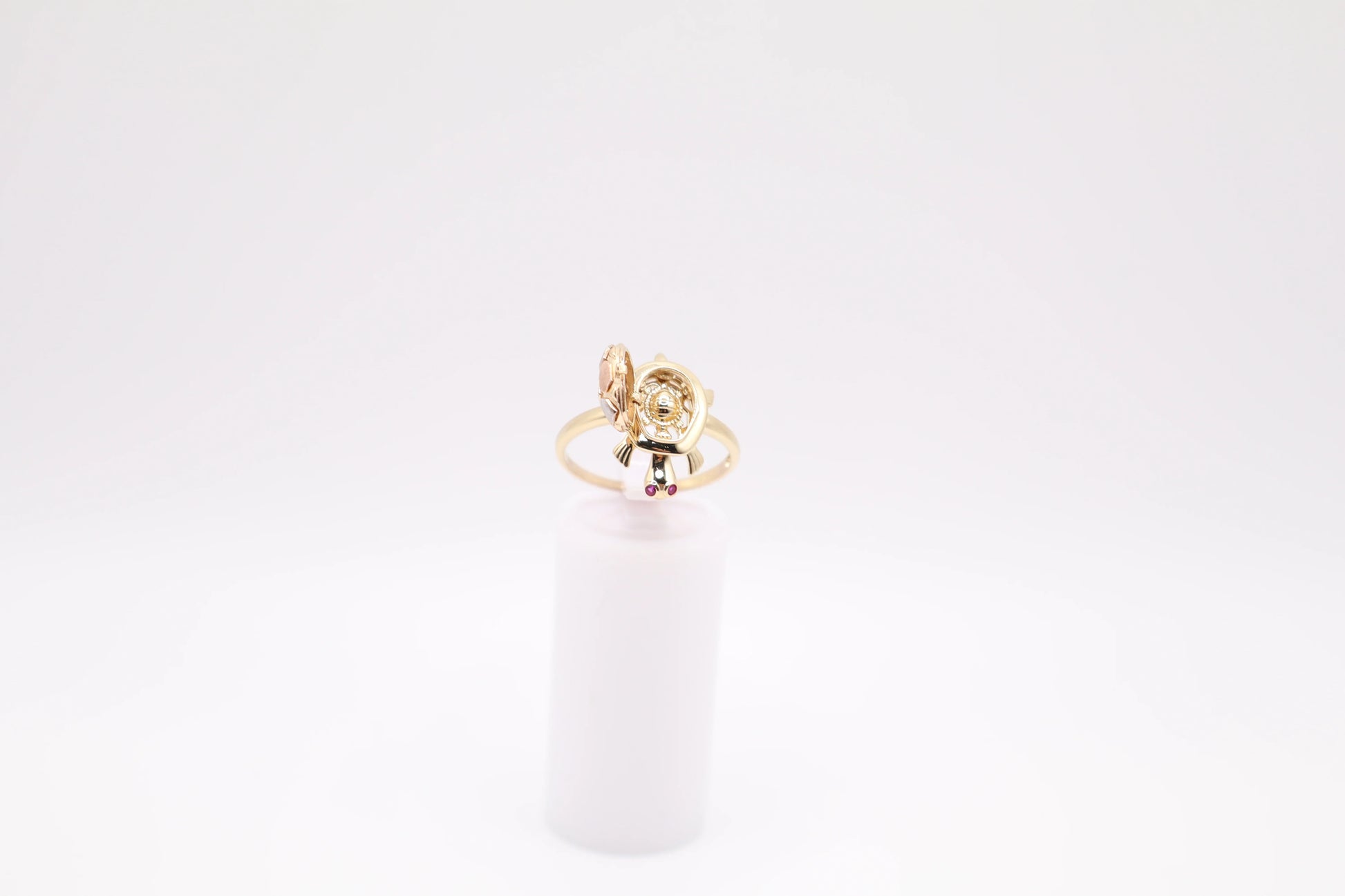 Size 8, 1.5mm Turtle shell Ring