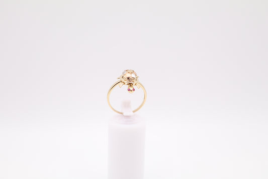 Size 8, 1.5mm Turtle shell Ring