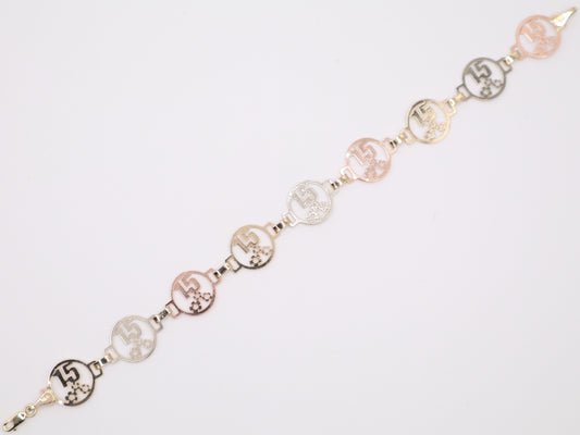 7" 11.7mm Quinceañera Bracelet