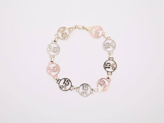 7" 11.7mm Quinceañera Bracelet