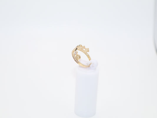 2.2g Size 7.75, 2.17mm Religious Ring