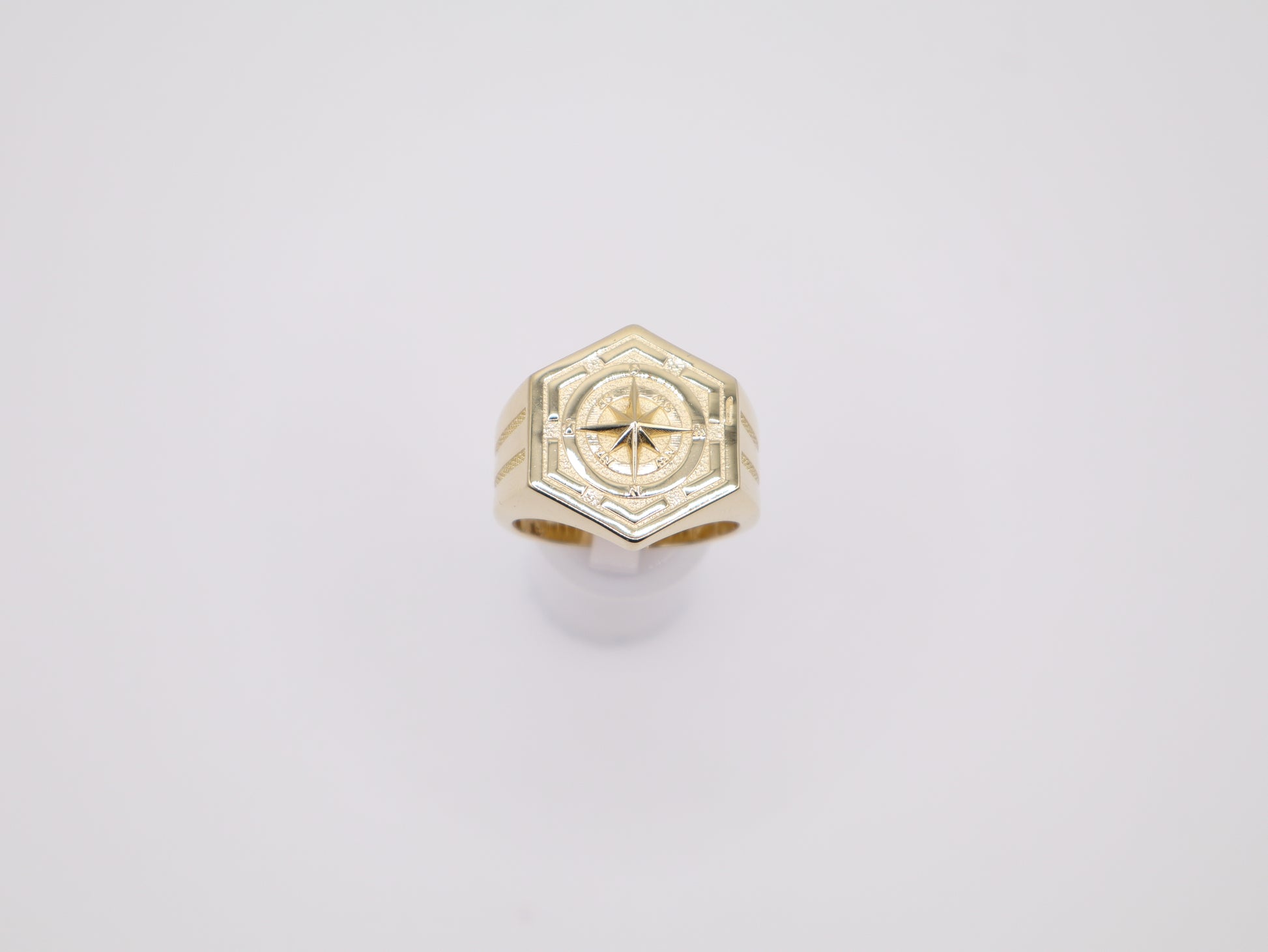 Size 12.5, 6.89mm Compass Ring