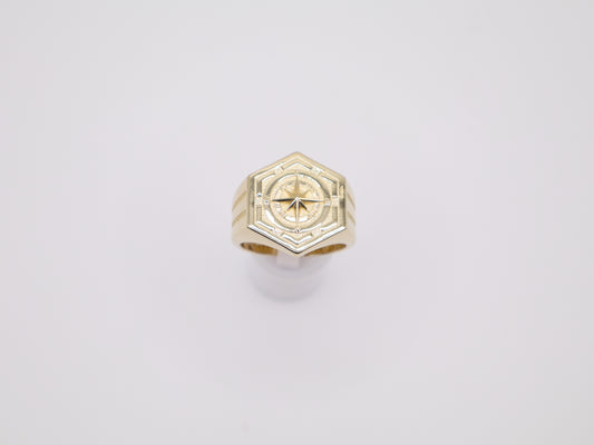 Size 12.5, 6.89mm Compass Ring
