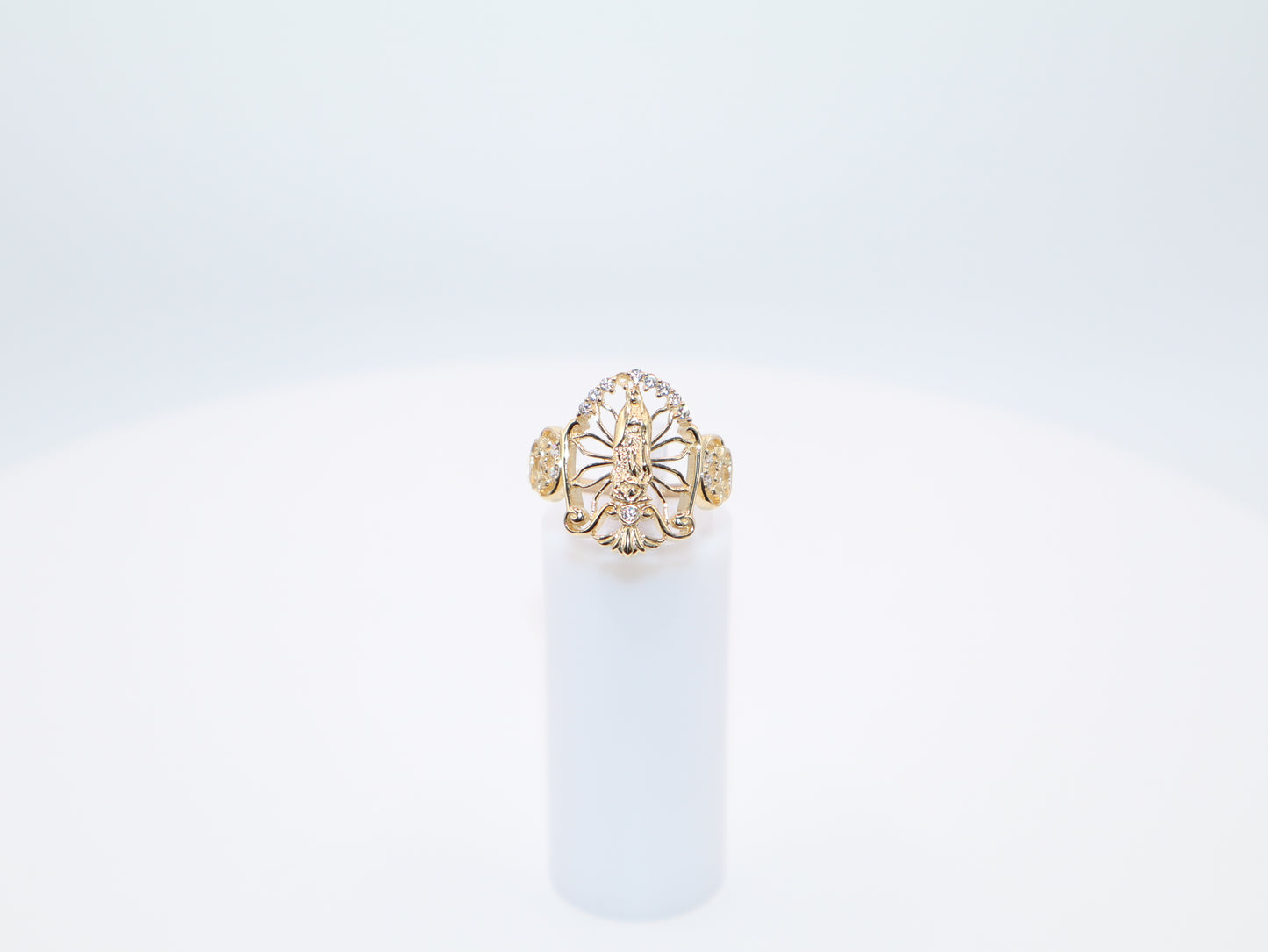 3.4g Size 8, 1.8mm Virgin Mary Ring