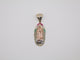 15.7g 2.5in, 23mm Green, White, Red Virgin Mary Pendant