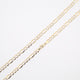 22" 4.7mm Diamond Cut Figraro Necklace