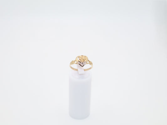 2.2g Size 7.5, 1.49mm Heart Ring