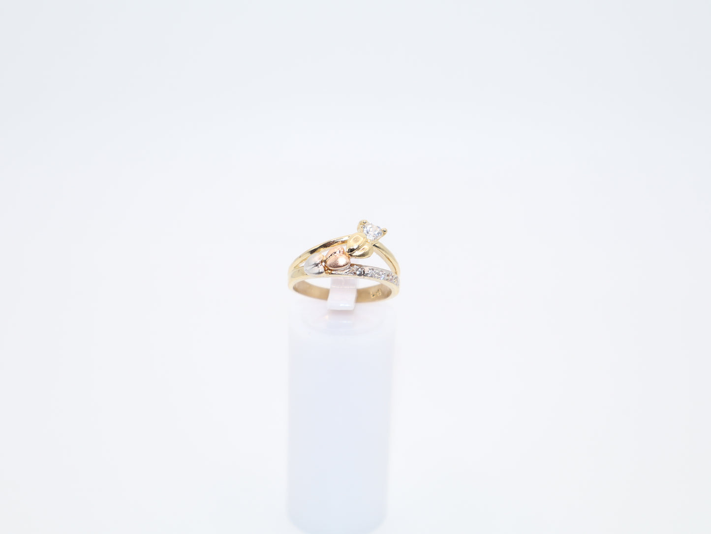 3.9g Size 7, 2.88mm Heart Ring
