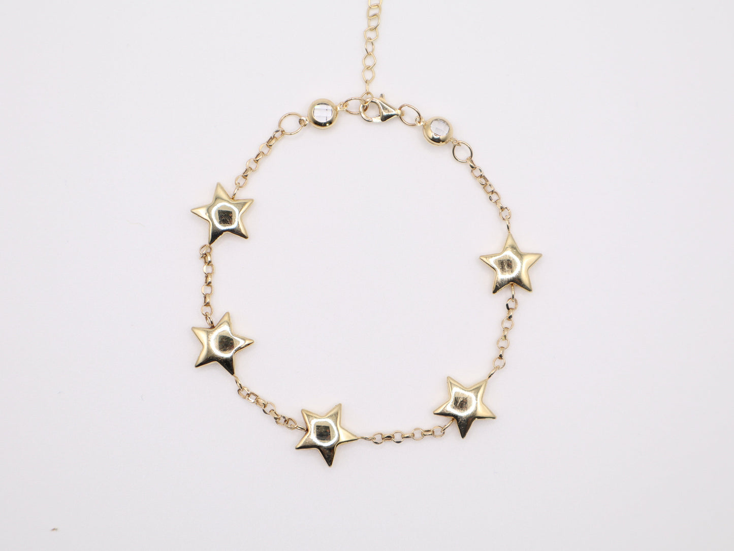 7" 11mm Star Charm Bracelet