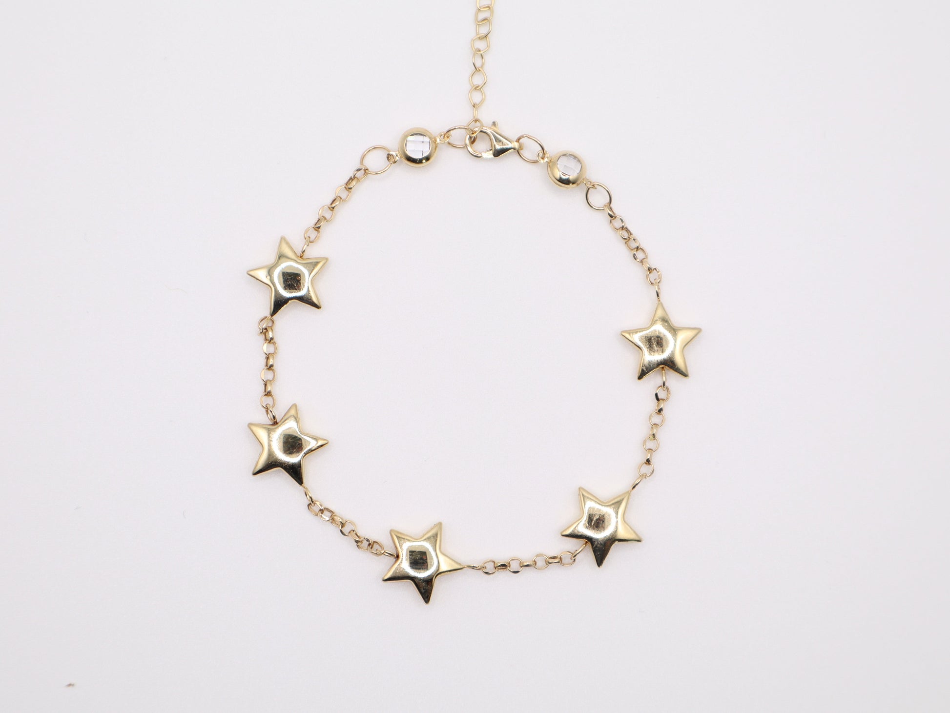 7" 11mm Star Charm Bracelet