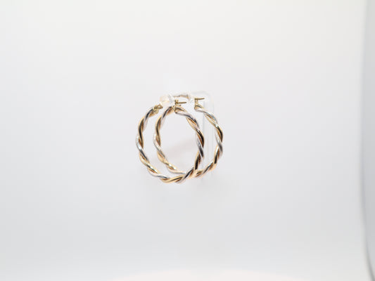 3g 1.5in, 3.7mm Hoop Earrings