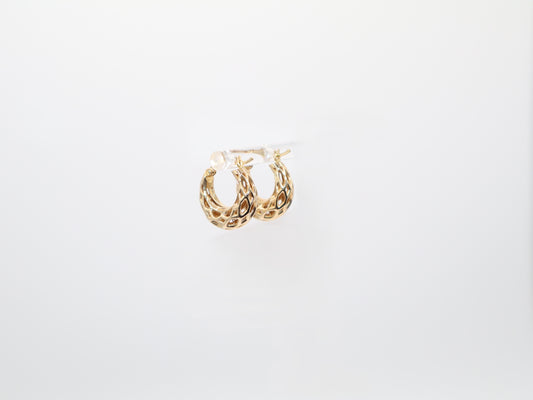4.4g 0.75in, 7mm Hoop Earrings