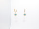 1" 9.9mm Evil Eye Earings