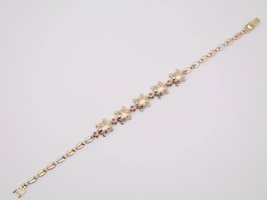 12.3g, 7.75in, 10.1mm Turtle Bracelet