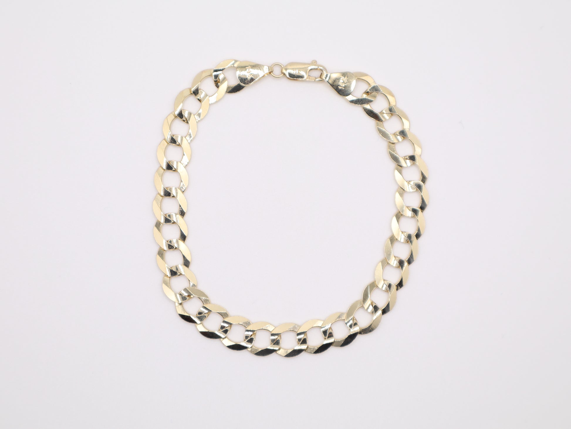 8.25" 8mm Curb-Link Bracelet