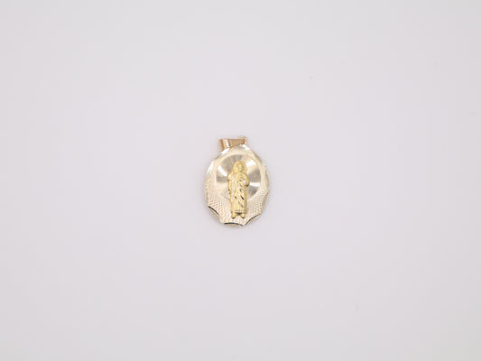 1" 20mm Double Faced Charm St. Judas & Virgen de Guadalupe
