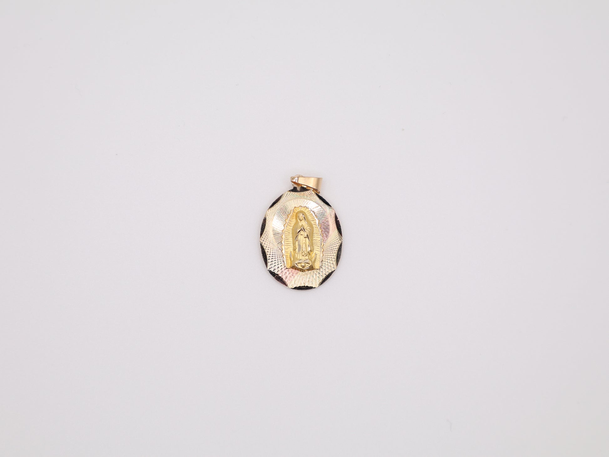 1" 20mm Double Faced Charm St. Judas & Virgen de Guadalupe