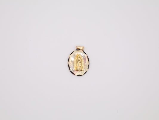 1" 20mm Double Faced Charm St. Judas & Virgen de Guadalupe
