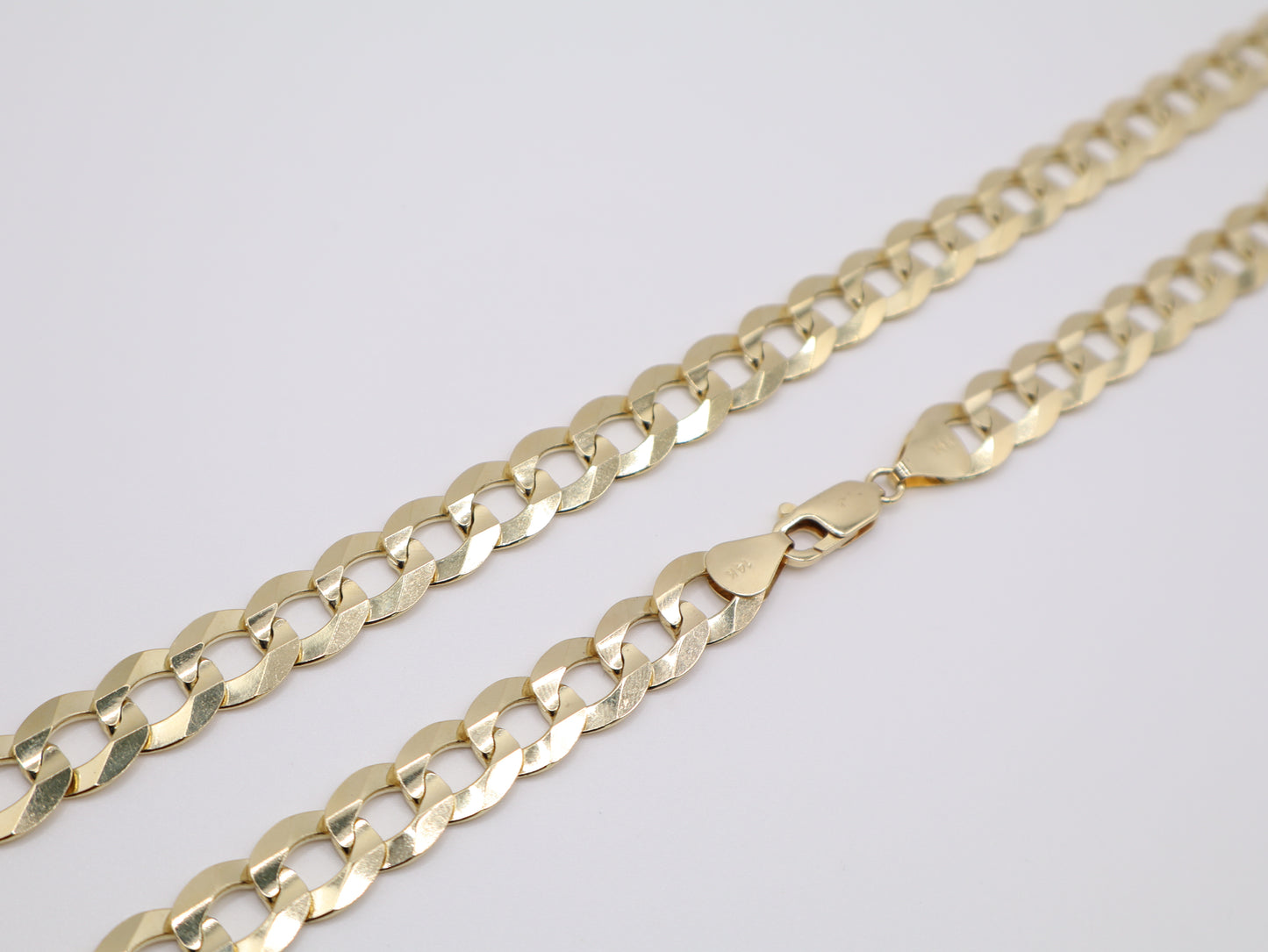 76.5g, 25.75in, 11.01mm Curb-Cuban Chain